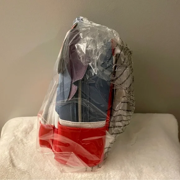 Loungefly Lilo & Stitch Holiday Santa Stitch Mini Backpack - EE Exclusive - Picture 9 of 9